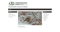 Desktop Screenshot of christianismos.de
