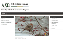 Tablet Screenshot of christianismos.de